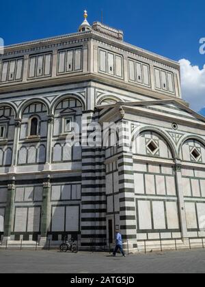 Battistero di Sana Giovanni, Florence Banque D'Images