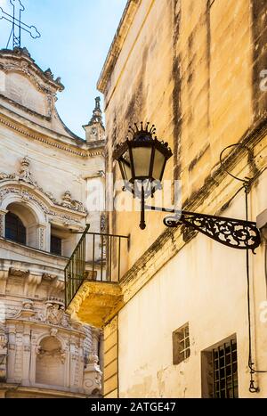 Lecce Apulia Italie le 14 octobre 2019 à l'église de San Matteo sur La Via dei Perroni Banque D'Images