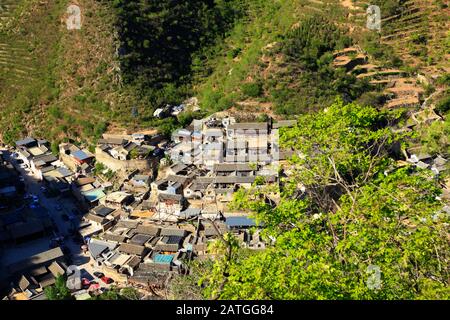 Anciens villages de Pékin, Chine Banque D'Images
