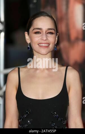 Londres, Royaume-Uni. 02 février 2020. Londres, Royaume-Uni. 02 février 2020. Emilia Clarke est membre du 73ème British Academy Film Awards, BAFTA, au Royal Albert Hall à Londres, Angleterre, le 02 février 2020. | usage international crédit: DPA Picture Alliance/Alay Live News crédit: DPA Picture Alliance/Alay Live News Banque D'Images