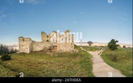 Ruines du château de Brahehus, près de Granna, Smaland, Suède, Scandinavie Banque D'Images
