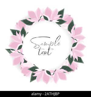 Fleurs magnolia vecteur Illustration de Vecteur