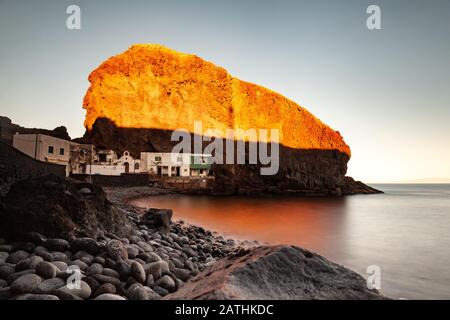 Plage de Los Roques (île de Tenerife) Banque D'Images