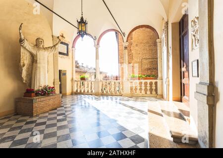 Italie, Toscane, Sienne, santuario di Santa Caterina da Siena, sanctuaire de Sainte Catherine de Sienne Banque D'Images