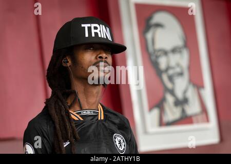 Portrait de rue, Port d'Espagne, Trinité-et-Tobago Banque D'Images