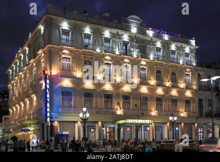 Cuba, La Havane, l'hôtel Inglaterra, Banque D'Images