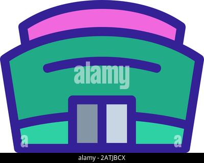 vecteur d'icône d'ampheur. Illustration du symbole de contour isolé Illustration de Vecteur