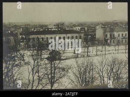 Les négociations de paix à Brest-Litovsk description: Panorama Date: Décembre 1917 lieu: Brest, Brest-Litovsk, Brest-Litovsk, Lituanie mots clés: Première Guerre mondiale, truces Banque D'Images