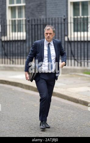 Julian Smith MP (secrétaire d'Irlande du Nord) à Downing Street, Londres, Royaume-Uni Banque D'Images