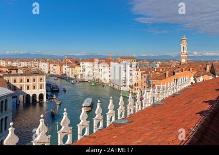 Vue sur Venise sur le Grand Canal Banque D'Images