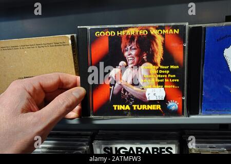 Album de compilation de CD: Tina Turner - Bonne femme De Coeur Banque D'Images