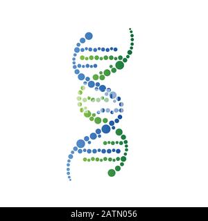 Helix Human Technology Research Molecule et chromosomes Medical and pharmaceutique Vector symbols. ADN et chimie, biochimie médicale hel Illustration de Vecteur