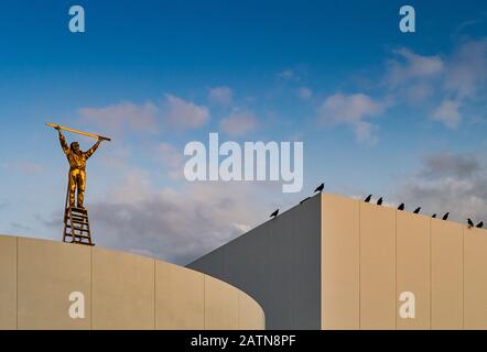 21e siècle Musée d'Art Contemporain, Kanazawa, Japon Banque D'Images