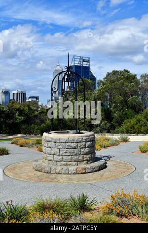 Perth, WA, Australie - 29 novembre 2017 : bien vouloir dans le Kings Park public Banque D'Images