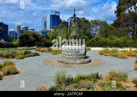 Perth, WA, Australie - 29 novembre 2017 : bien vouloir dans le Kings Park public Banque D'Images