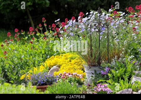 Jardinage de paysage, jardinage Banque D'Images