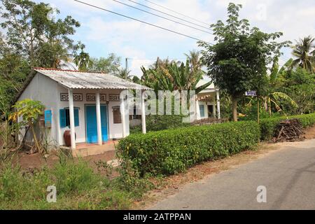 Maison Traditionnelle, Cu Lao May, Village, Delta Du Mékong, Vinh Long Province, Vietnam, Asie Du Sud-Est, Asie Banque D'Images