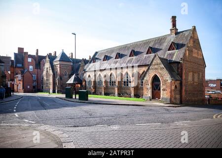 L'église St Giles à Northampton, juste du centre ville et du centre paroissial St Giles à St Giles Terrace. Angleterre, Royaume-Uni Banque D'Images