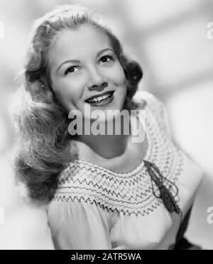 Monica LEWIS (1922-2015) chanteuse américaine de jazz et actrice de cinéma vers 1950 Banque D'Images