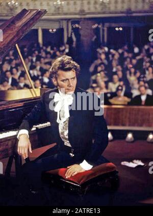 Chanson SANS FIN 1960 Columbia Pictures film biographie de Franz Liszt joué par Dirk Bogarde Banque D'Images