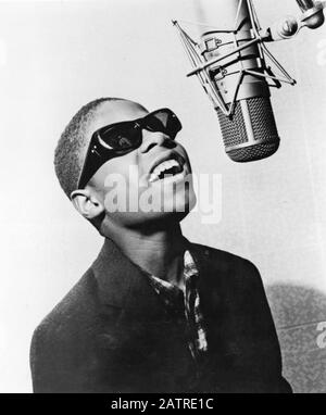 Stevie WONDER photo promotionnelle du chanteur et musicien américain vers 1965 Banque D'Images