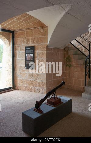 Castell de Sant Carles de Palma de Majorque , Espagne. Museo historico militar del siglo XVII Contruido sobre un antiguo puerto Romano Banque D'Images