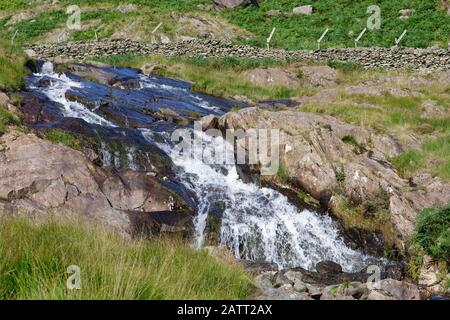 Petites Cascades De Beck, Mardale Head Haweswater, Cumbria Banque D'Images