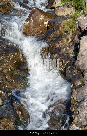 Petites Cascades De Beck, Mardale Head Haweswater, Cumbria Banque D'Images