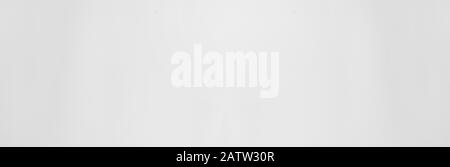 Résumé panorama lumière blanc propre aquarelle papier recyclé fond de livre. Large grain ancien gris couleur texture feuille vierge album peinture, Panor Banque D'Images