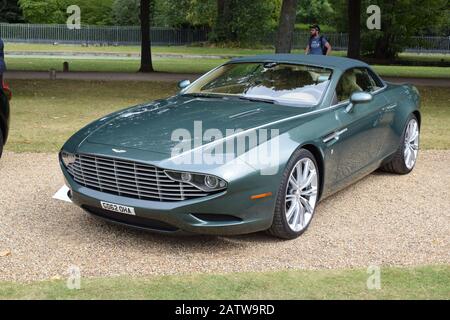 Aston Martin Zagato à Hampton court Banque D'Images