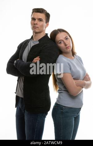 Krimiss dans une relation de couple, portrait Banque D'Images