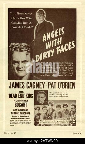 James CAGNEY et PAT O'BRIEN dans ANGELS WITH DIRTY FACES 1938 directeur MICHAEL CURTIZ Warner Bros. Banque D'Images