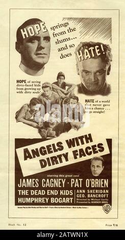 James CAGNEY et PAT O'BRIEN dans ANGELS WITH DIRTY FACES 1938 directeur MICHAEL CURTIZ Warner Bros. Banque D'Images