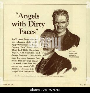 James CAGNEY et PAT O'BRIEN dans ANGELS WITH DIRTY FACES 1938 directeur MICHAEL CURTIZ Warner Bros. Banque D'Images