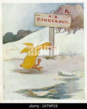 The Daring Duckie Book 1915 - Illustration D'Anne Anderson (1874 - 1930) Banque D'Images