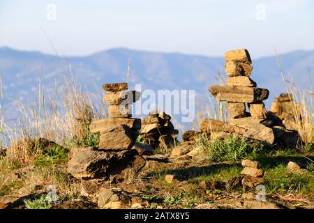 Le Kalacharka Stupa près du centre bouddhiste de Karma Guen à Velez-Malaga dans la région d'Axarquia en Andalousie, Espagne, Europe Banque D'Images