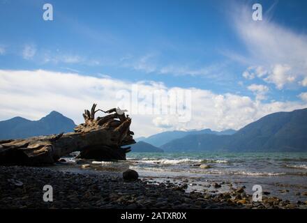 Plage De Porteau Cove Banque D'Images