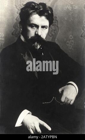 1890 c : le célèbre chef de musique hongrois - allemand ARTHUR NIKISCH ( Lébényi Szent Miklos 1855 - Lipsing 1922 ) - NIKISH - Beethoven - DIRET Banque D'Images