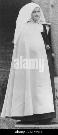 1889 , janvier , Lisieux , France : Sainte-mère Thérèse de Lisieux ( Marie Françoise Thérèse Martin - Alençon 1873 - Lisieux 1897 ) , sainte à partir de 19 Banque D'Images