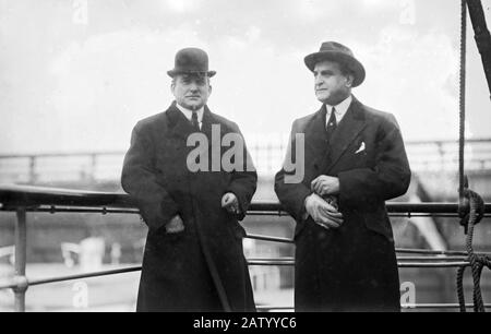 Antonio Scotti Ca, chanteur italien d'opéra baryton. 1910-1915 Banque D'Images