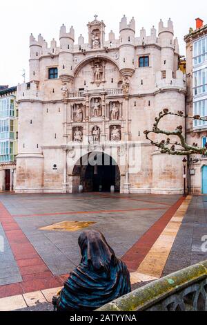 Arco De Santa María. Burgos. Castille León. España Banque D'Images