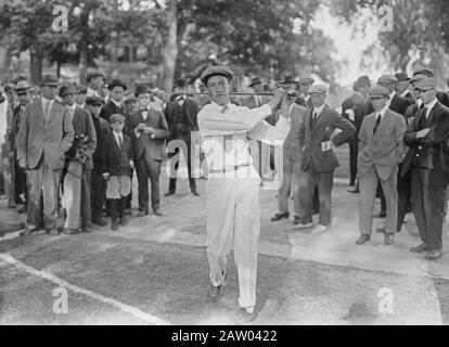 Golfeur américain Francis DeSales Ouimet (1893-1967) Banque D'Images