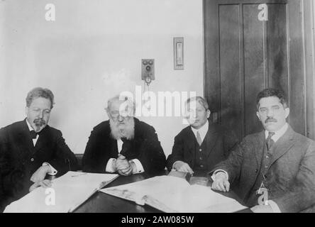 Le Dr David Philipson, M. Solomon Schechter, M. Cyrus aulne, le Dr Sam'l Schulman Banque D'Images