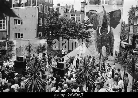 Zulu sur le front de mer, Amsterdam Date : 14 juillet 1979 lieu : Amsterdam, Noord-Holland mots clés : ensembles de musique Banque D'Images