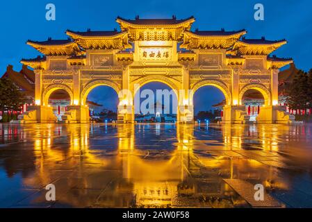 Chiang Kai Shek Memorial Hall À Taipei City, Taïwan Banque D'Images