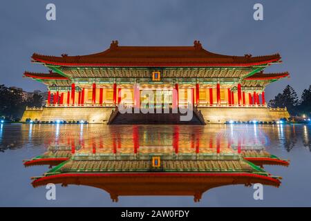 Chiang Kai Shek Memorial Hall À Taipei City, Taïwan Banque D'Images