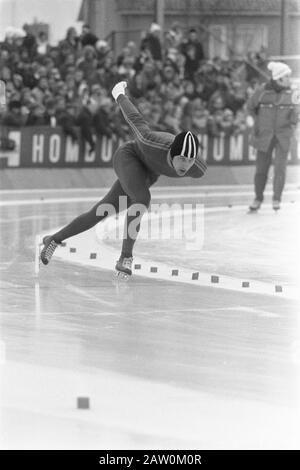 Championnats de patinage hollandais Deventer Mesdames et Messieurs Verkerk en action Date: 8 janvier 1972 lieu: Deventer mots clés: Patinage, sport Banque D'Images