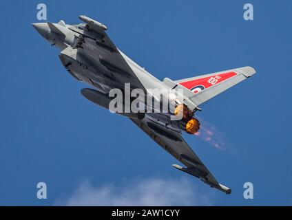 Affichage air RAF Typhoon Banque D'Images