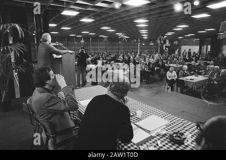 Réunion inaugurale Parti évangélique du peuple progressiste (PPE) à Utrecht Date: 28 janvier 1978 lieu: Utrecht mots clés: Réunions Nom De La Personne: Parti évangélique du peuple progressiste Banque D'Images