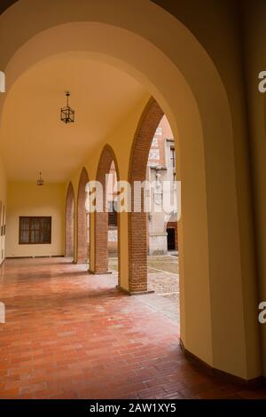 Medina DEL CAMPO, ESPAGNE - 24 avril 2019: Intérieur Castillo de la Mota, le Château de Medina del Campo, à Valladolid, León. Espagne Banque D'Images